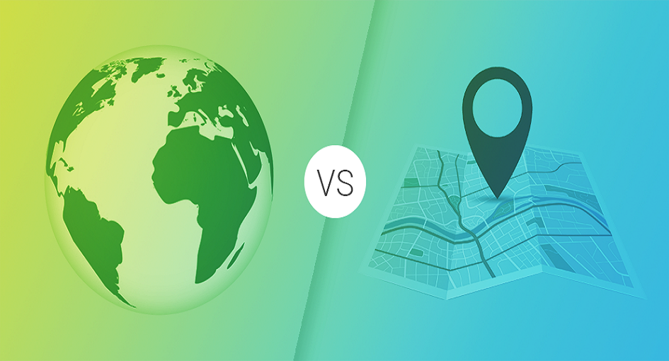 global vs. local websites