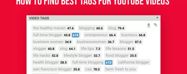 YouTube tags