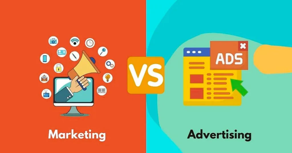Difference between marketing and advertising