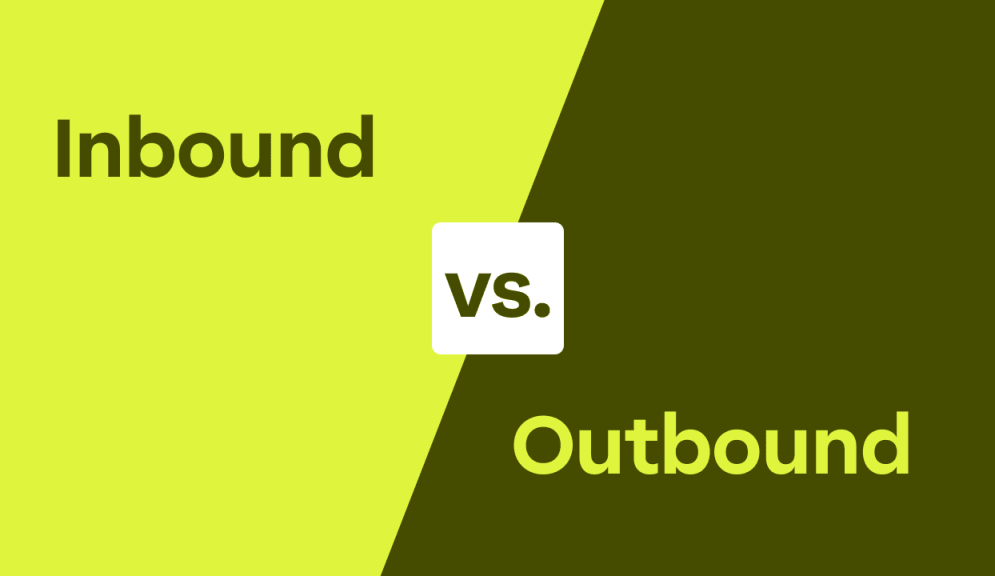 Difference between inbound and outbound marketing